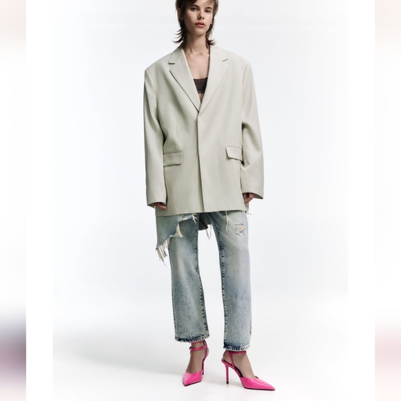 HEELED LEATHER SLINGBACKS SIZE 8 - Picture 7 of 10